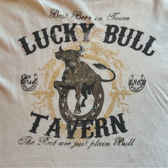 Sonoma Life + Style Graphic T-Shirts – Lucky Bull Tavern & Atomics Racing Size L - Picture 5 of 12